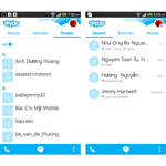 Skype dành cho Android được cập nhật bản mới, giao diện theo phong cách Modern