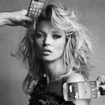 Siêu mẫu Kate Moss hợp tác với Carphone Warehouse sản xuất phụ kiện cho thiết bị di động