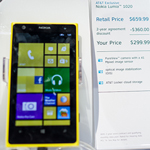 Lumia 1020 hết hàng ở Mỹ chỉ sau 1 ngày được bán